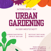 Zu sehen ist das Plakat vom Urban Gardening