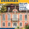 Zu sehen ist das Plakat zum Tag des offenen Denkmals