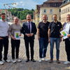 Zu sehen sind die Projektverantwortlichen für den 26. Sprakassen Alb Marathon