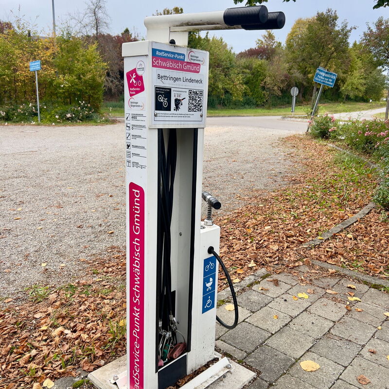 Rad Service Punkt Station in Bettringen Lindeneck